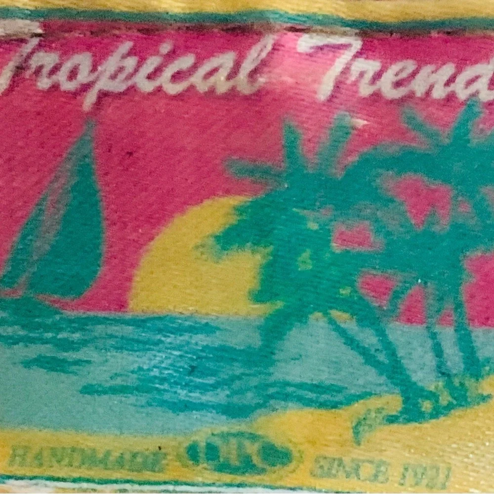 Tropical friends 100% straw hat